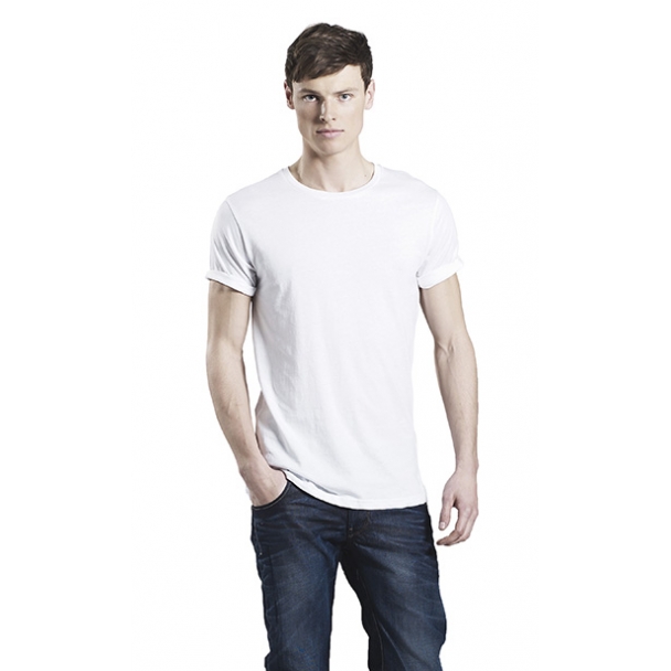 MENS ROLLED SLEEVE T-SHIRT